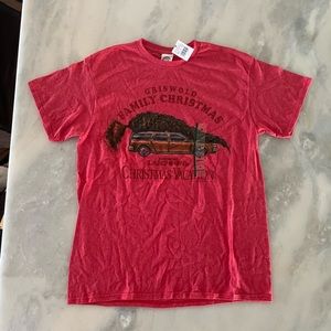 National Lampoons Mens Red Griswold Family Christmas T-Shirt Size M